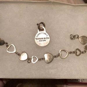 TIFFANY & CO pendant and bracelet